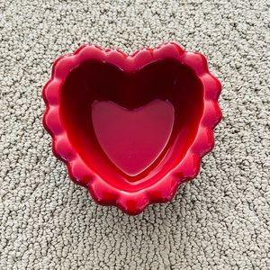 ❤️Chantal red heart shaped dish ❤️